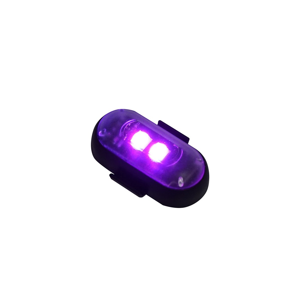 Set 6 lampi LED RGB stroboscopice cu telecomanda, 10 moduri, 8 culori, baterie litiu 110mAh reincarcabila USB-C IP65